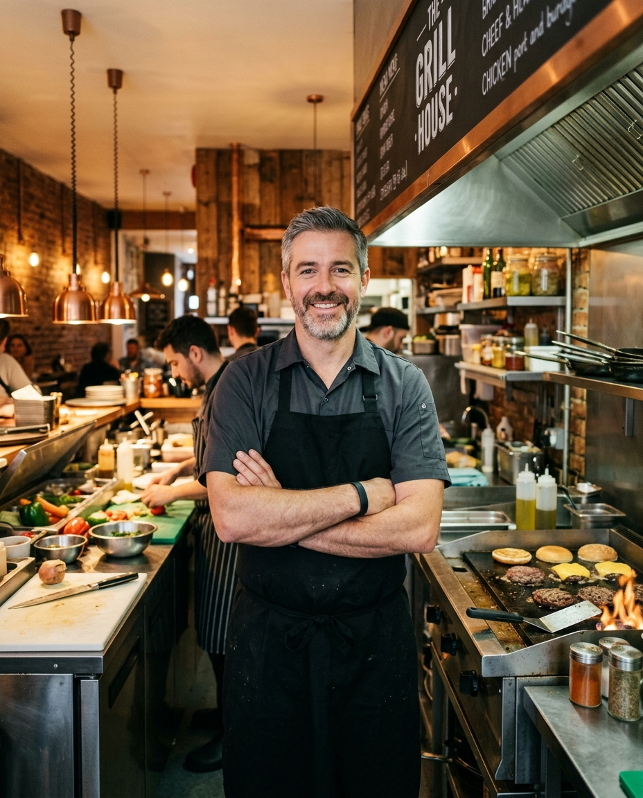 Chef Marcus Thompson, founder of Orbit Burger Co.